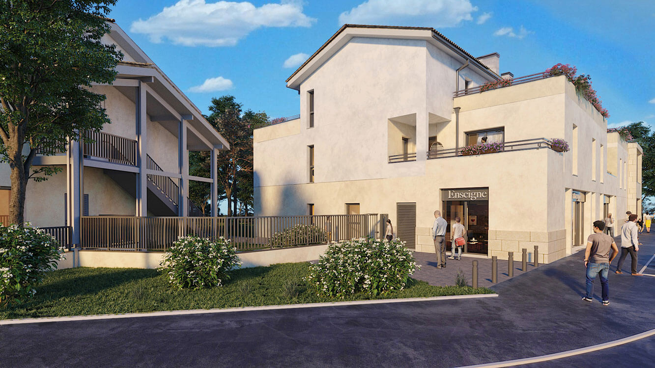 Commerces et services au pied de la Résidence L'écrin Gradignan