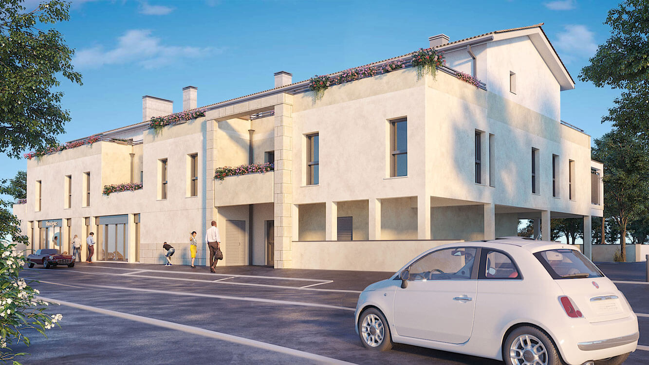 Résidence L'écrin Gradignan avec jardins privatifs et parking